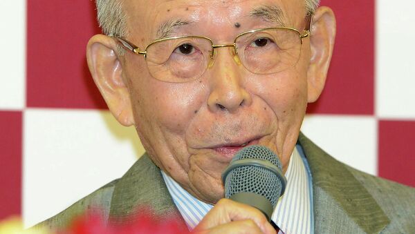 Японский ученый Исаму Акасаки, удостоенный Нобелевской премии