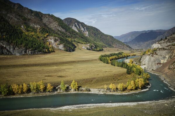Река Чуя в Улаганском районе Республики Алтай