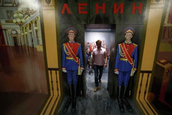 Инсталляция в Музее оптических иллюзий в Санкт-Петербурге