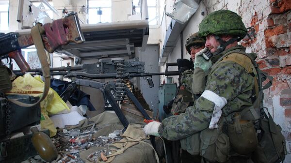 Ополченцы Донецкой народной республики, архивное фото