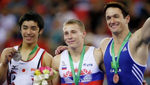 Денис Аблязин завоевал золото ЧМ по гимнастике в вольных упражнениях