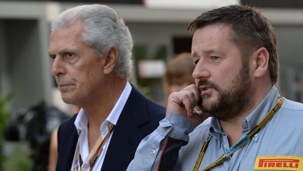 Марко Тронкетти (слева) и Пол Хембри на Гран-при России в Сочи