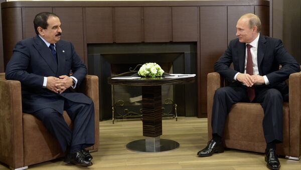Встреча президента РФ В.Путина с королем Бахрейна
