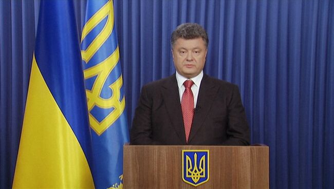 Порошенко о полном прекращении огня на востоке Украины и встрече с Путиным