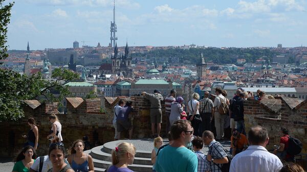 Вид на Прагу, архивное фото