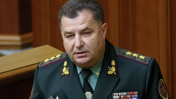 Новый министр обороны Украины Степан Полторак. Архивное фото