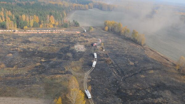 Ликвидация природных пожаров в Брянской области