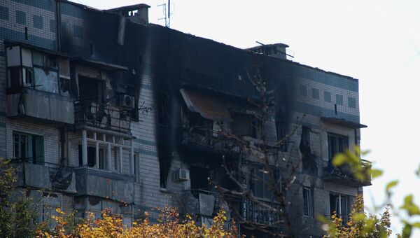 Ситуация в районе аэропорта Донецка. Архивное фото