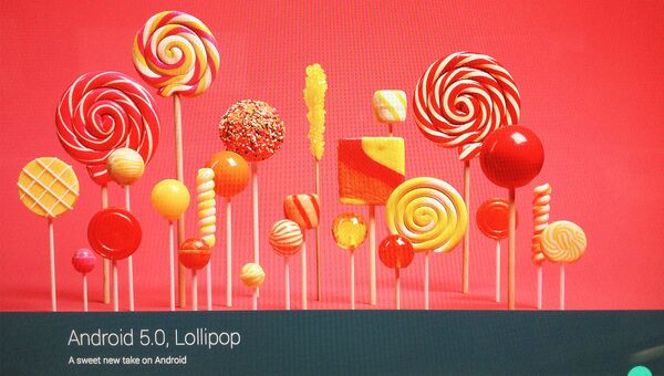 Сайт новой ОС Android - Lollipop. Архивное фото