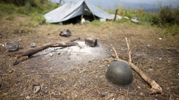 Полевой лагерь в Демократической Республике Конго