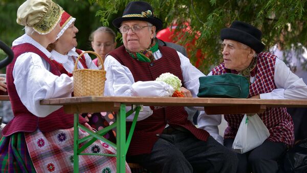 Пенсионеры Литвы на празднике