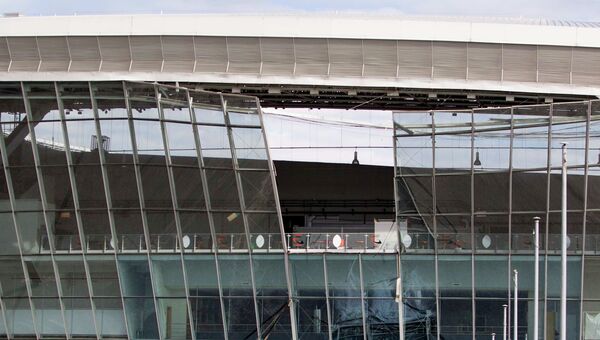 В результате взрыва в Донецке пострадал стадион Донбасс Арена