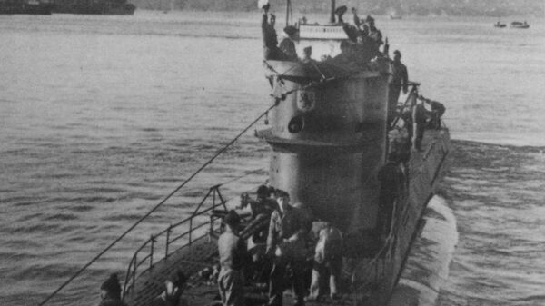 Немецкая подводная лодка U-576. Архивное фото.