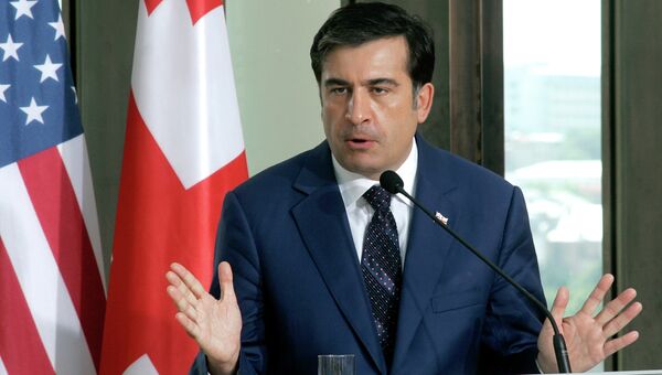Президент Грузии Михаил Саакашвили. Архивное фото.