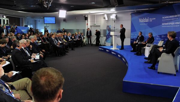 В.Путин принял участие в итоговой пленарной сессии XI заседания Международного дискуссионного клуба Валдай