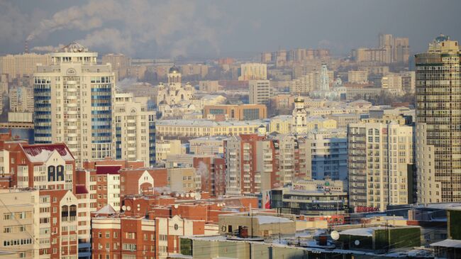 Жилые дома в центре Екатеринбурга. Архивное фото