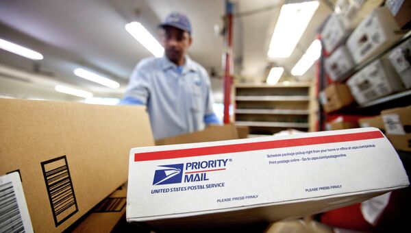 Работа почтовой службы в Америке. Архивное фото