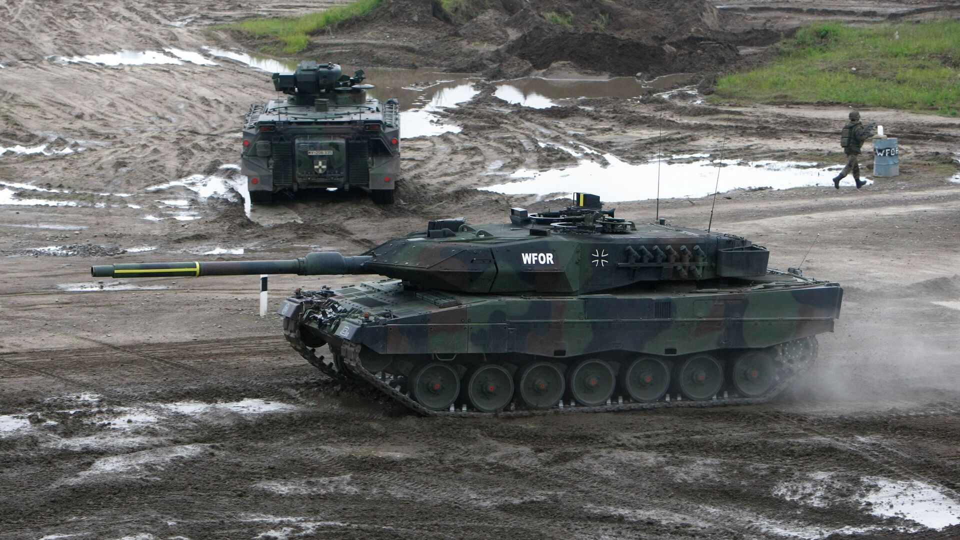 Немецкий танк Leopard 2 - РИА Новости, 1920, 18.01.2023