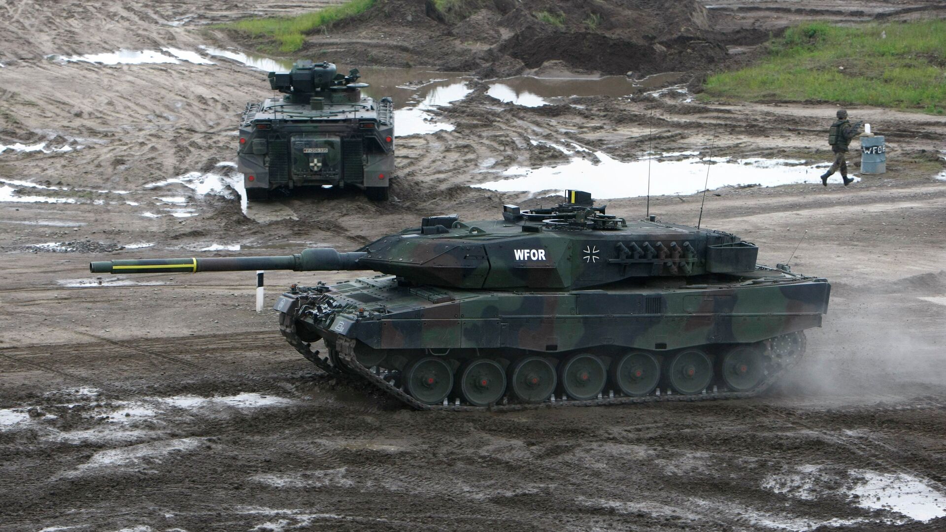 Немецкий танк Leopard 2 - РИА Новости, 1920, 14.01.2023