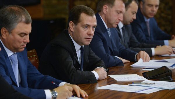 Встреча Д.Медведева с представителями партии Единая Россия