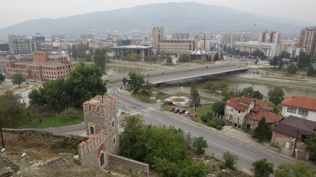 Вид на город Скопье. Архивное фото