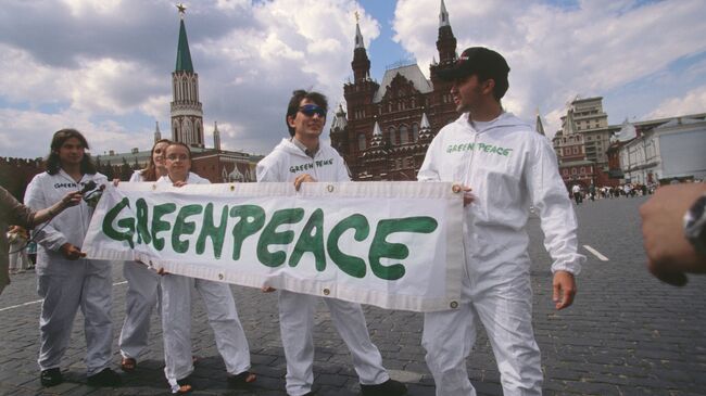Международная общественная природоохранная организация Greenpeace. Архивное фото