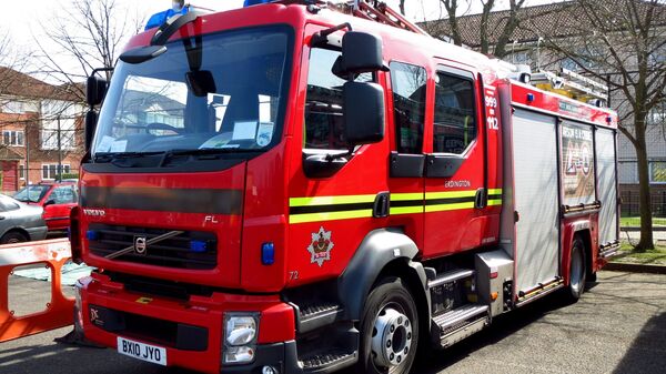 Автомобиль пожарной бригады в Великобритании