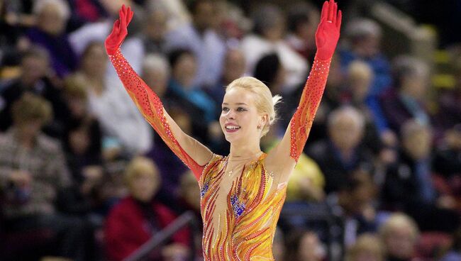 Победительница Гран-При на Skate Canada Анна Погорилая