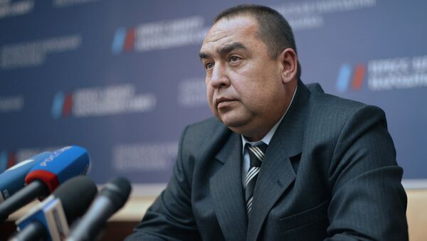 Избранный глава Луганской народной республики Игорь Плотницкий. Архивное фото