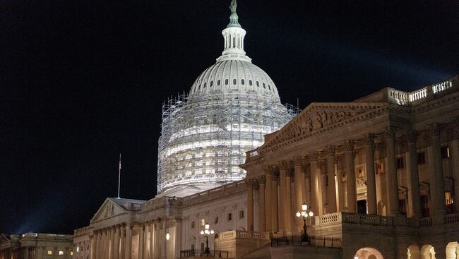 Здание Конгресса США в Вашингтоне, архивное фото