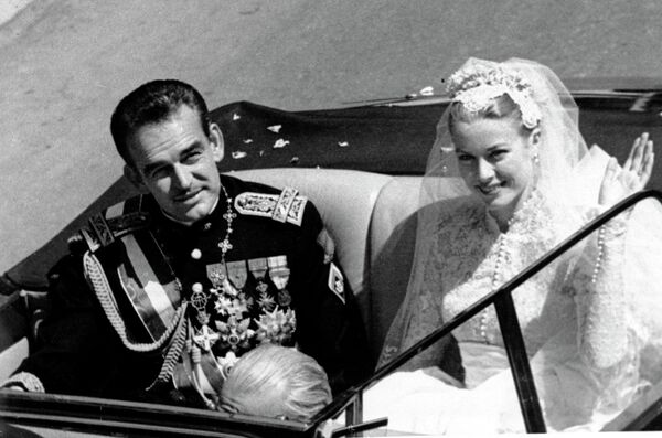 Свадьба принца Ренье III и Грейс Келли