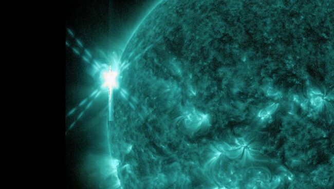 Ученые зафиксировали вспышку на солнце класса M 6.5