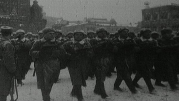 Легендарный парад советских войск на Красной площади 7 ноября 1941 года