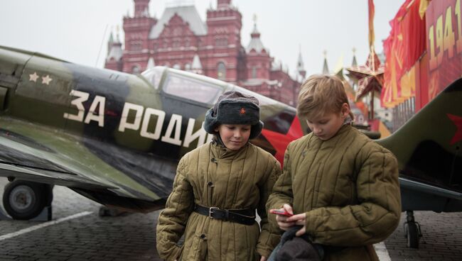 Репетиция торжественного марша, посвященного параду 1941 года