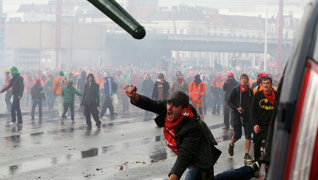 Национальная акция протеста в Брюсселе. 6 ноября 2014