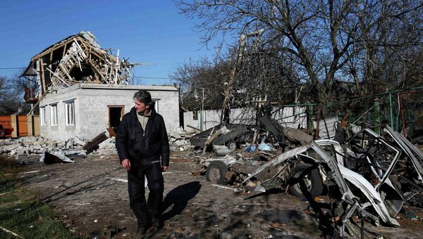 Последствия обстрела Донецка украинскими военными