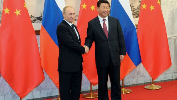 Рабочий визит В.Путина в Китайскую Народную Республику. Архивное фото