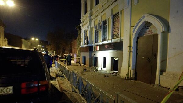 Последствия взрыва в ночном клубе Харькова, архивное фото