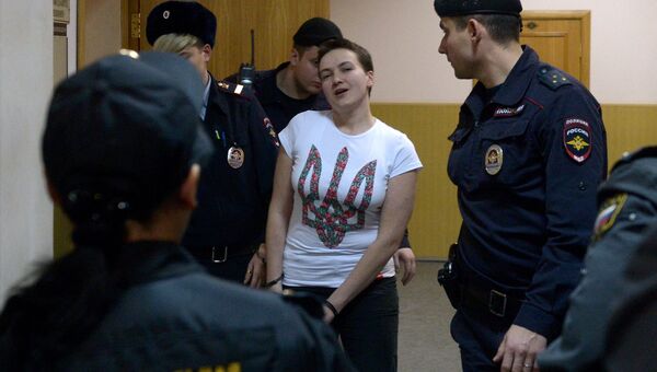 Украинская летчица Надежда Савченко, архивное фото