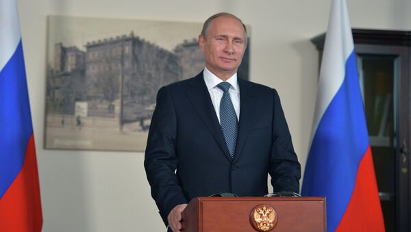 Президент Владимир Путин. Архивное фото