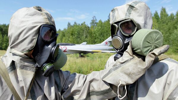 Учения войск радиационной, химической и биологической защиты