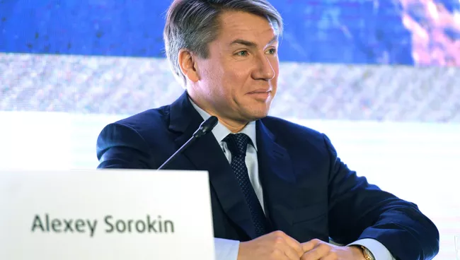 Генеральный директор Оргкомитета Россия-2018 Алексей Сорокин. Архивное фото