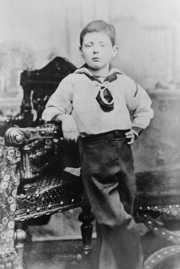 Уинстон Черчилль в возрасте 5 лет