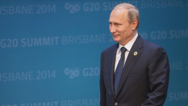Президент России Владимир Путин на саммите G20