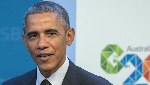Президент США Барак Обама перед началом саммита Группы двадцати