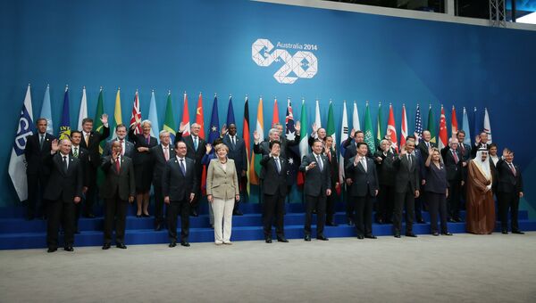 В.Путин принимает участие в саммите Группы двадцати. Архивное фото