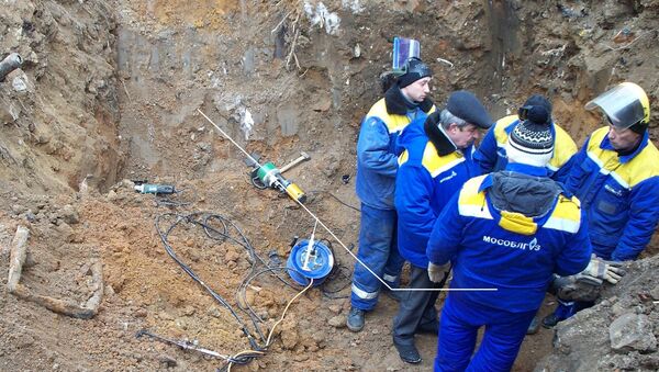 Авария на газопроводе в Ступинском муниципальном районе Подмосковья