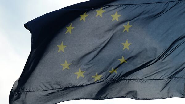 Флаги Евросоюза в Берлине. Архивное фото