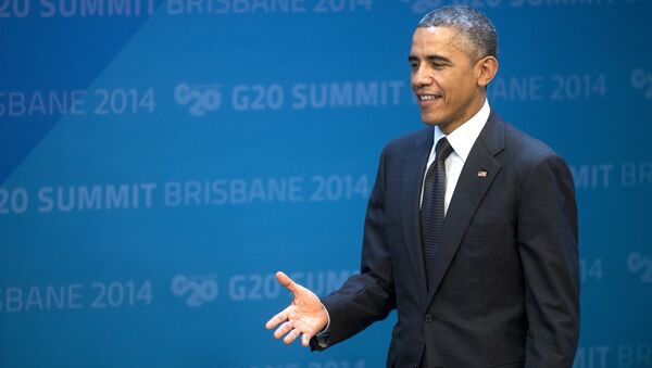 Президент США Барак Обама в Брисбене
