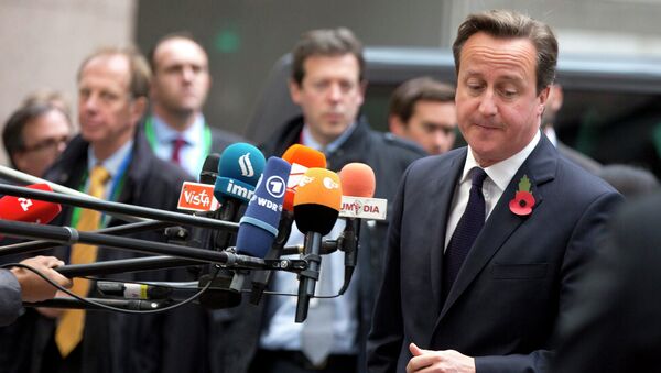 Премьер-министр Британии Дэвид Кэмерон, архивное фото